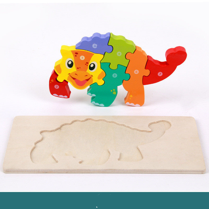 Montessori Houten Educatief Speelgoed – 3D Vormherkenning & Stapelspel – Ontwikkelingsspeelgoed voor Peuters