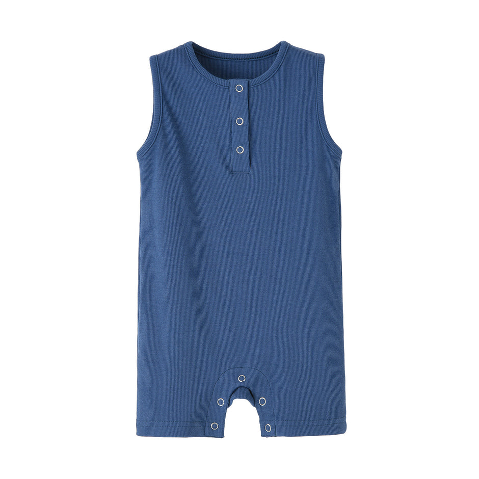 Baby Romper Zomer – Korte Mouw – Unisex 0-24 Maanden – Sportief Design