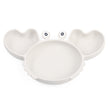Siliconen Kinderbord met Vakken – Krabvormig Babybord met Lepel & Vork – Antislip & BPA-vrij