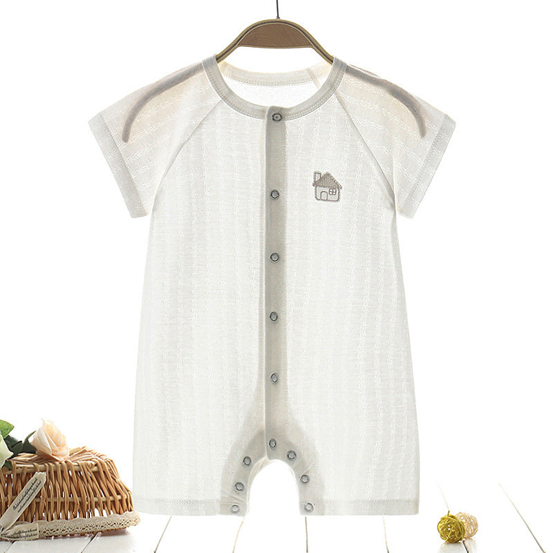 Baby Romper Zomer – Katoen – Korte Mouw – Unisex 0-24 Maanden
