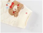 Gewatteerde Baby Onesie Lange Mouw – Warme Katoenen Romper voor Pasgeborenen