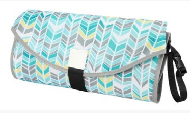 Opvouwbaar Baby Verschoonmatje – Waterdicht & Draagbaar – Met Opbergvakken voor Luiers & Doekjes