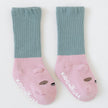 Dikke Badstof Baby Sokken met Middenstuk en 3D Anti-Slip Zool