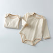 Organic Baby Romper – Lange Mouw Katoenen Onesie voor Pasgeborenen
