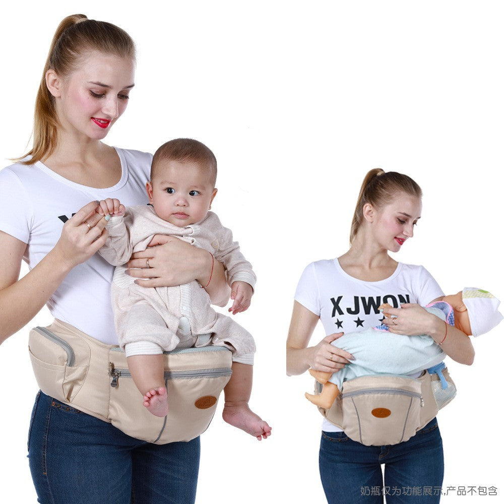 Multifunctionele Baby Heupdrager met Opbergruimte – Enkel Heupstoeltje met Draagriem (0–36 maanden)
