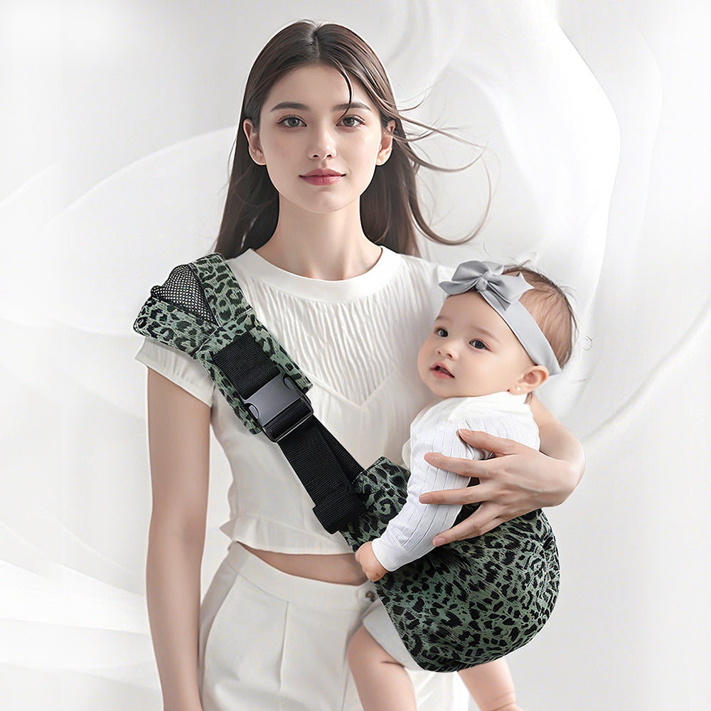 Draagbare Baby Draagband met Eén Schouder – Comfortabele Heupdrager voor Grote Baby’s (3–20 kg)