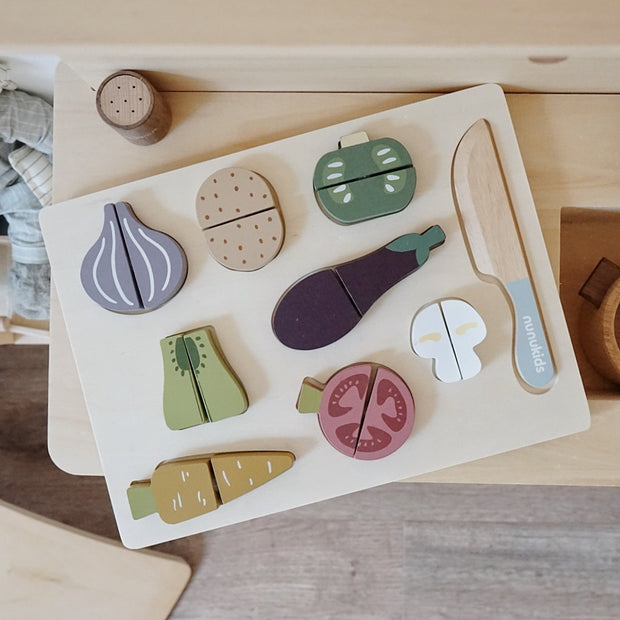 Plane Vegetables Cut – Educatief Houten Snij Speelgoed