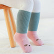 Dikke Badstof Baby Sokken met Middenstuk en 3D Anti-Slip Zool