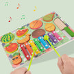 Baby Busy Board DIY Accessoires – Houten Fruit Spelletjes Educatief Speelgoed