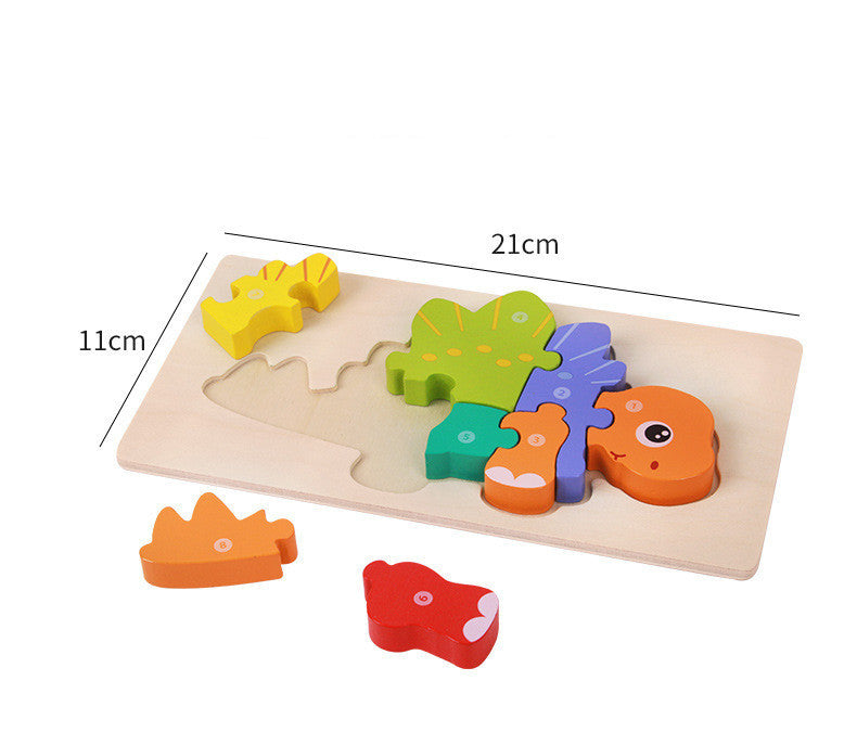 Montessori Houten Educatief Speelgoed – 3D Vormherkenning & Stapelspel – Ontwikkelingsspeelgoed voor Peuters