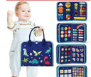 Busy Book voor Kinderen – Montessori Educatief Activiteitenboek | Leren Knoopjes, Ritsen, Klittenband & Meer | Sensorisch Speelgoed voor Peuters