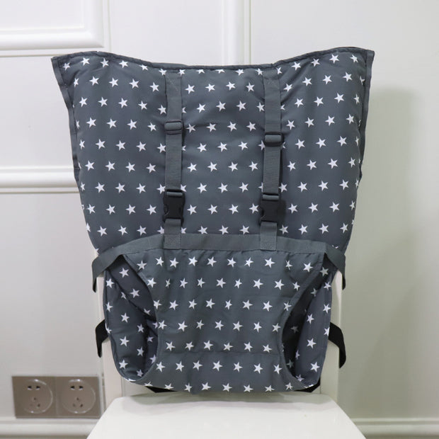 Kleurvolle Baby Veiligheidsstoelhoes met Draagriem – Voor Hoge Kinderstoel