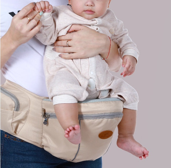 Multifunctionele Baby Heupdrager met Opbergruimte – Enkel Heupstoeltje met Draagriem (0–36 maanden)