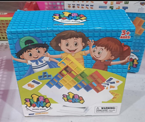 Balanceer- en Stapelspel – Houten Torenblokken voor Kinderen en Volwassenen | Educatief Familiespel voor Jongens en Meisjes