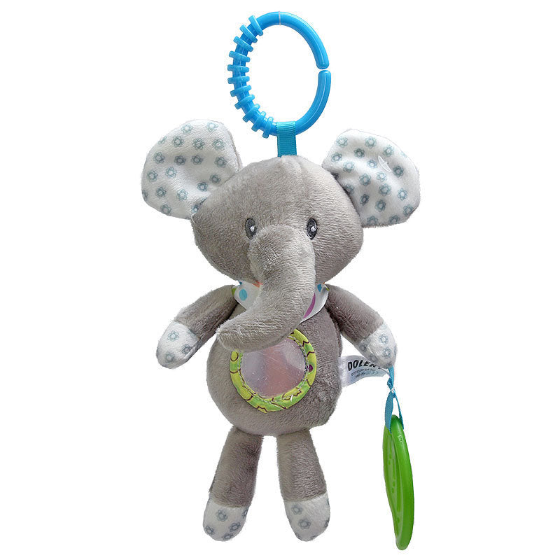 Baby Bedhanger – Pluche Bedbel met Rammelaar en Windgong voor Wieg, Box of Kinderwagen