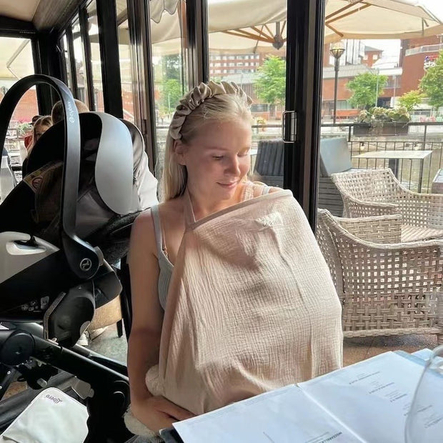 Zuiver Katoenen Babydeken & Voedingsdoek – Comfortabele Borstvoedingshoes