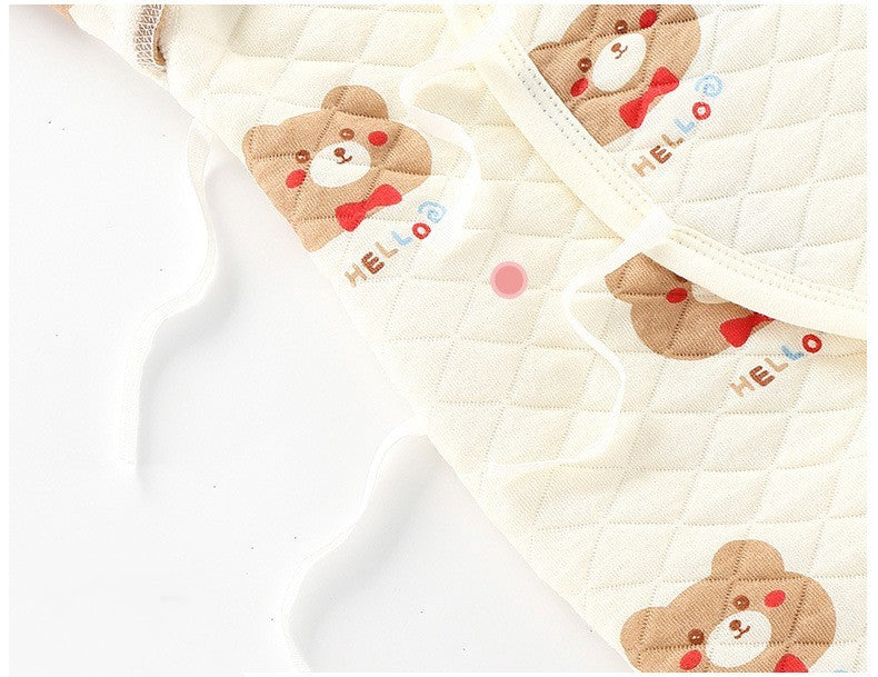 Gewatteerde Baby Onesie Lange Mouw – Warme Katoenen Romper voor Pasgeborenen