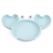 Siliconen Kinderbord met Vakken – Krabvormig Babybord met Lepel & Vork – Antislip & BPA-vrij