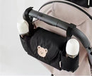 Kinderwagen Opbergtas met Dierenprint – Oxford Stof, Hangend Model | Beer & Konijn Designs