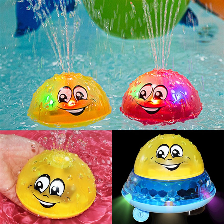 Overzicht – Draaiende Waternevel Spray met Licht voor Zwemfeestjes