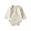 Organic Baby Romper – Lange Mouw Katoenen Onesie voor Pasgeborenen