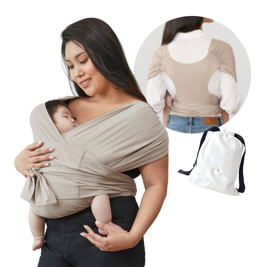 Zomerse Katoenen Kruis-Baby Draagzak – Licht en Ademend