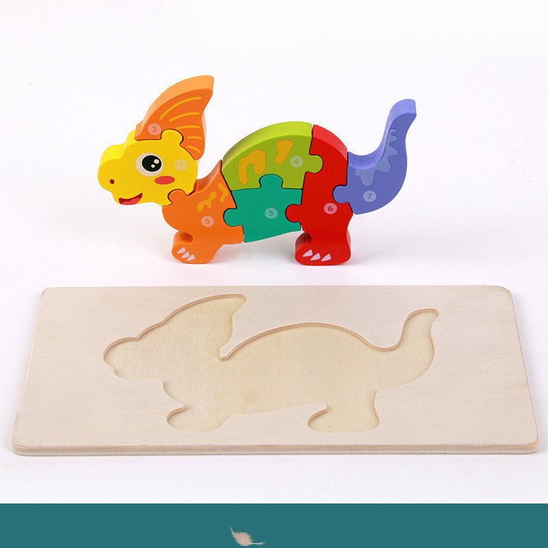 Montessori Houten Educatief Speelgoed – 3D Vormherkenning & Stapelspel – Ontwikkelingsspeelgoed voor Peuters