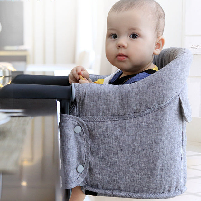 Draagbare Kinderstoelhoes met Veiligheidsgordel – Baby Eetstoel Accessoire voor Thuis en Onderweg