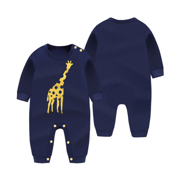 Baby Romper Lange Mouw – Katoen – Casual Jumpsuit voor Lente & Herfst
