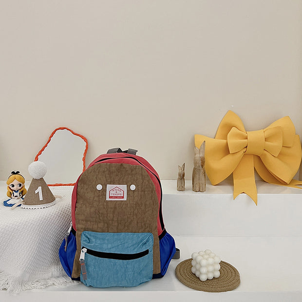 Kinder Rugzak met Rugondersteuning – Lichtgewicht Nylon & Canvas | Unisex, Ademend & Slijtvast