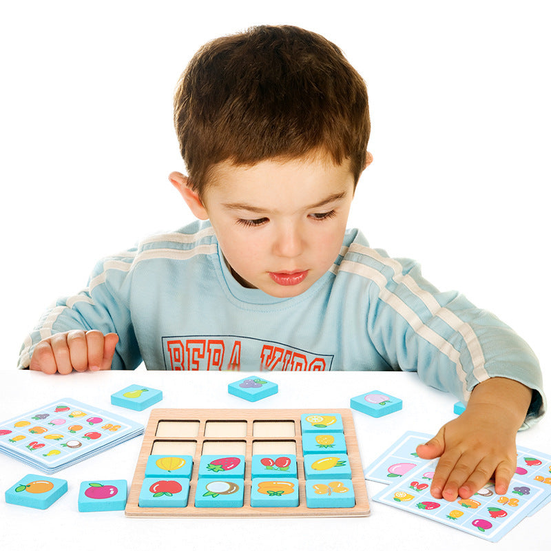 Game Baby Brainpower – Houten Educatief Geheugenspel voor Baby’s & Peuters