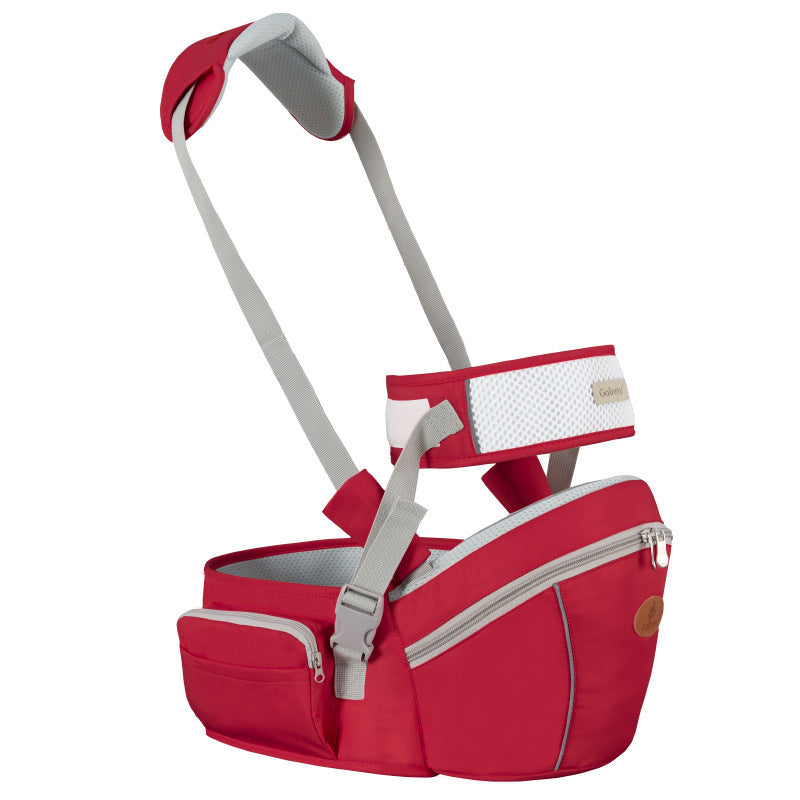 Multifunctionele Baby Heupdrager met Opbergruimte – Enkel Heupstoeltje met Draagriem (0–36 maanden)