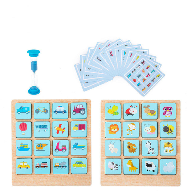 Game Baby Brainpower – Houten Educatief Geheugenspel voor Baby’s & Peuters