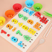 Montessori Houten Kralenbord – Cijferherkenning & Fijne Motoriek (Peuters & Kleuters)