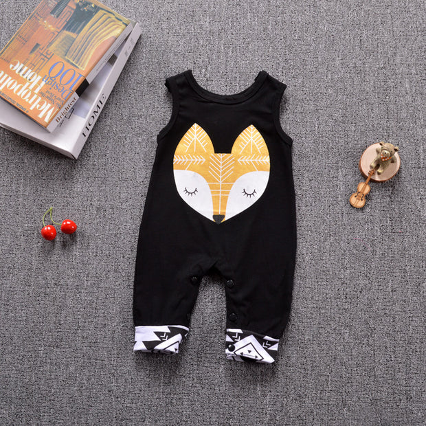 Unisex Baby Romper – Trendy Geprint Katoenen One-Piece