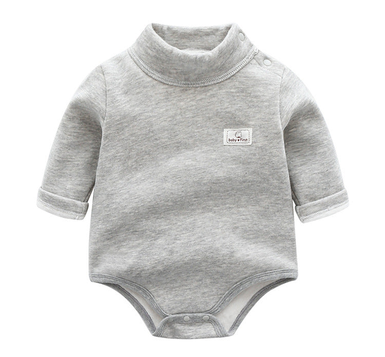 Warme Baby Romper met Fleece – Lange Mouw – 0-2 Jaar – Unisex