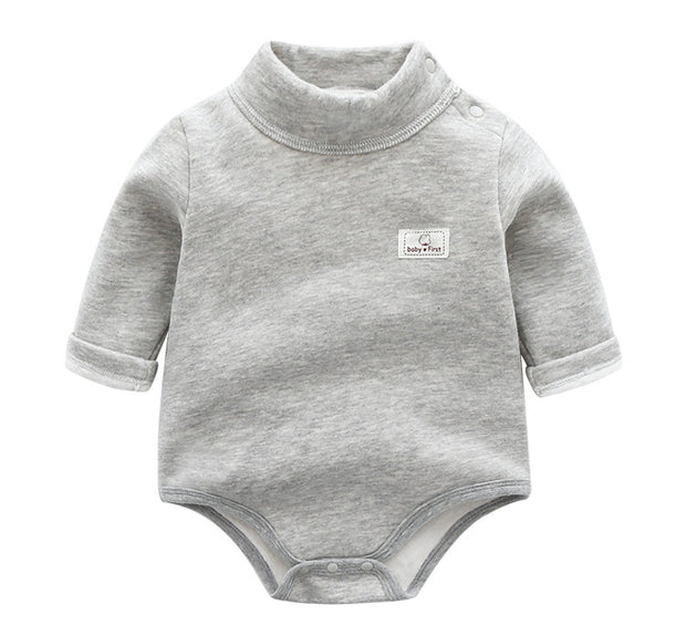 Warme Baby Romper met Fleece – Lange Mouw – 0-2 Jaar – Unisex