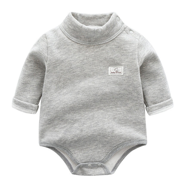 Warme Baby Romper met Fleece – Lange Mouw – 0-2 Jaar – Unisex