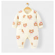 Gewatteerde Baby Onesie Lange Mouw – Warme Katoenen Romper voor Pasgeborenen